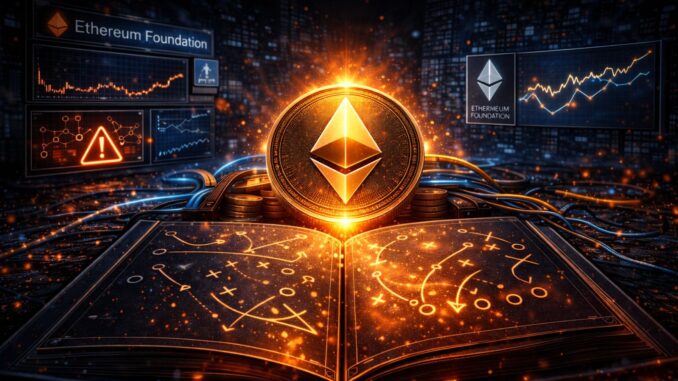 Ethereum Foundation Just Changed Its Playbook. The Signal Is Hard to Ignore