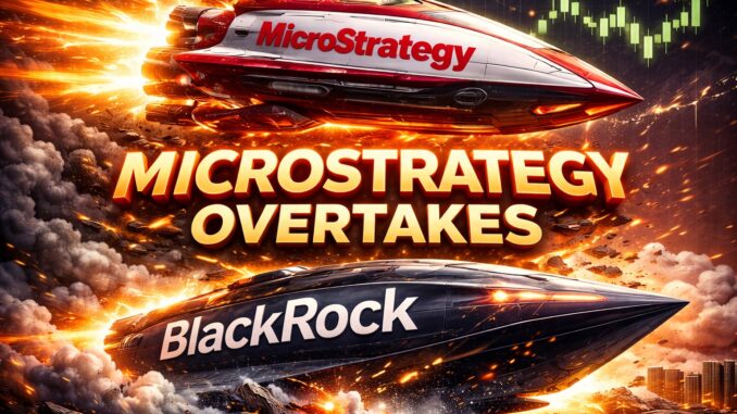 Strategy Overtakes BlackRock’s Bitcoin Holdings, But Is Saylor Done Buying?