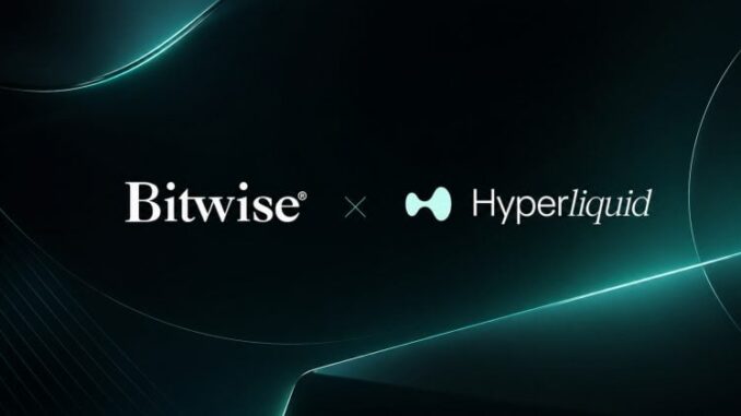 Bitwise CIO says Hyperliquid is undervalued as HYPE leads large cap crypto gains
