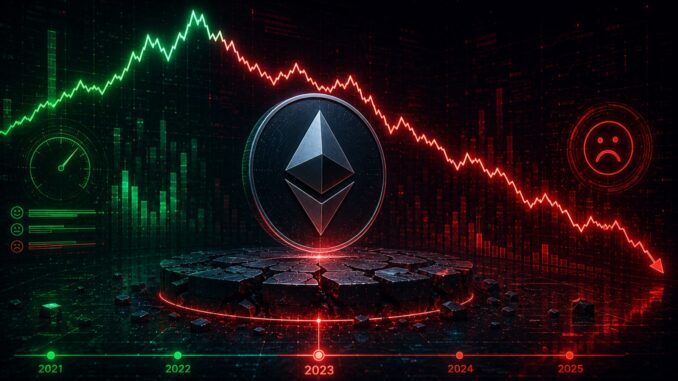 Ethereum Sentiment Collapsed To 2023 Levels: Historic Data Suggests A Contrarian Setup
