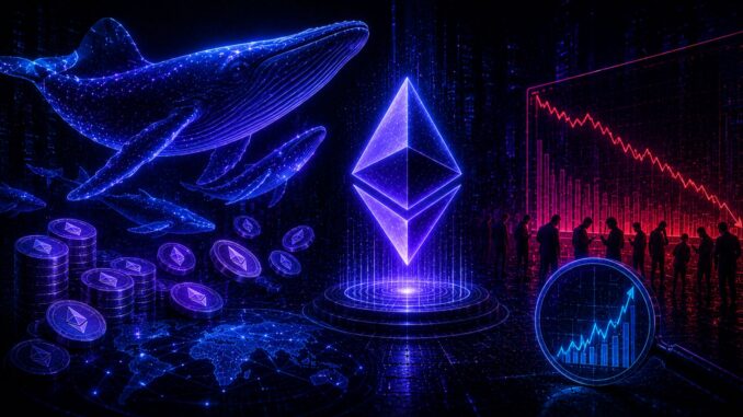 Ethereum Whales Stay Active As Retail Participation Collapses – History Offers A Clue