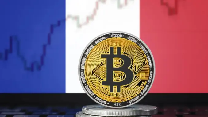 Francúzsko Bitcoin národná rezerva 2 % BTC