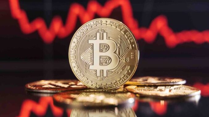Bitcoin cena pokles