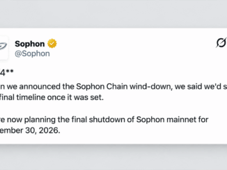 Sophon Set to Pull Plug on Layer 2 Network After $70M Funding Push – Bitcoin News
